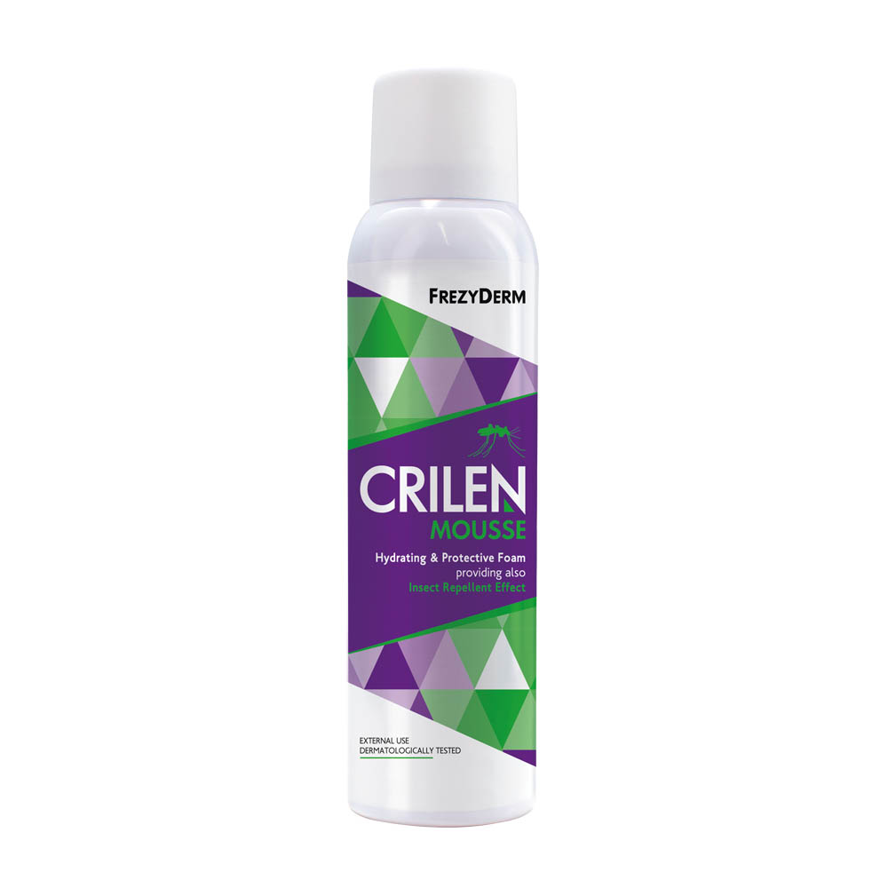 Frezyderm Crilen Mousse Ενυδατικό Εντομοαπωθητικό σε Μορφή Aφρού, 150ml