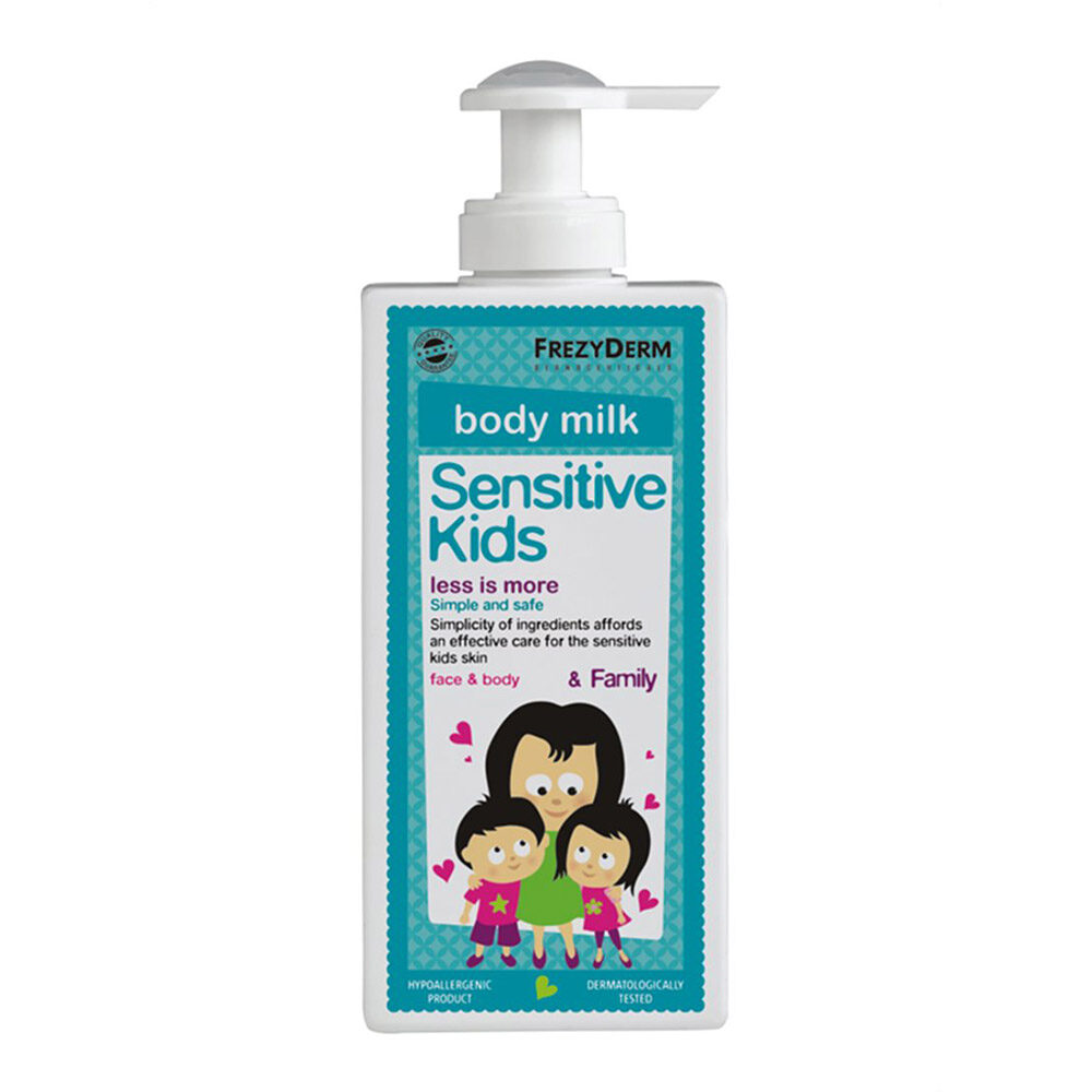 Frezyderm Sensitive Kids Body Milk & Family Παιδικό Γαλάκτωμα Σώματος για όλη την Οικογένεια, 200ml