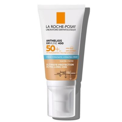 La Roche Posay Anthelios Uvmune 400 Hydrating Tinted Cream SPF50+ Αντηλιακή Ενυδατική Κρέμα Με Χρώμα 50 ml