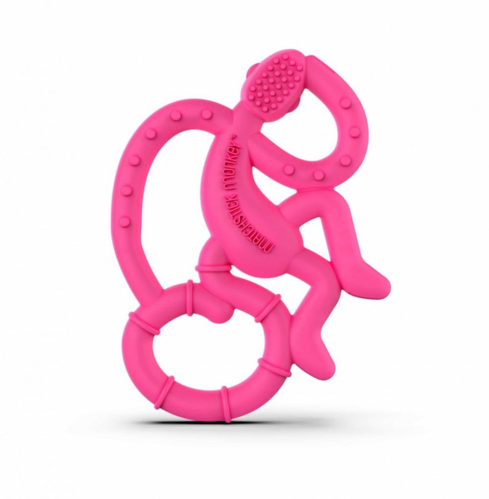 Matchstick Monkey Mini Monkey Teether Pink 0+ μηνών - Image 2